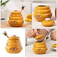 thumbnail image 3 of LEEYNEER 1 Ensemble Pot à Miel en Céramique avec Couvercle et Récipient Distributeur, 3 of 10
