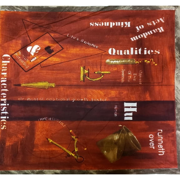 The Human Element Academic 23" Panel 100% Cotton Fabric Sold by the Panel