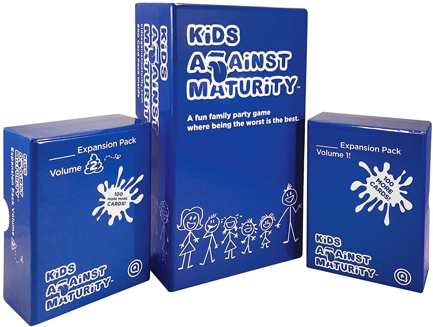 Photo 1 of *** Sealed *** Kids Against Maturity: Card Game for Kids and Families, Super Fun Hilarious for Family Party Game Night, Combo Pack with Expansion 1 and 2