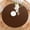 Brown, variant on Fitted Oval Tablecloth Spandex Stretch 48 x 68 Inch | Black Elastic Edge Table Cloth, Fitted Washable Dining Table Cover, Topper Cap Tablecloth for Dining Wedding Party Picnic