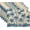 Blue Palm Tree, variant on Table Placemats Set of 6,Wood Star Cloth Placemats,Rustic Farmhouse Heat-Resistant Table Mats for Kitchen Dining Room Decoration,Non-Slip Fabric Place Mats 11.8x17.7 Inch