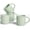 Light Green, variant on Famiware Star Series 4 Pieces Mug Set, Cinnamon Brown