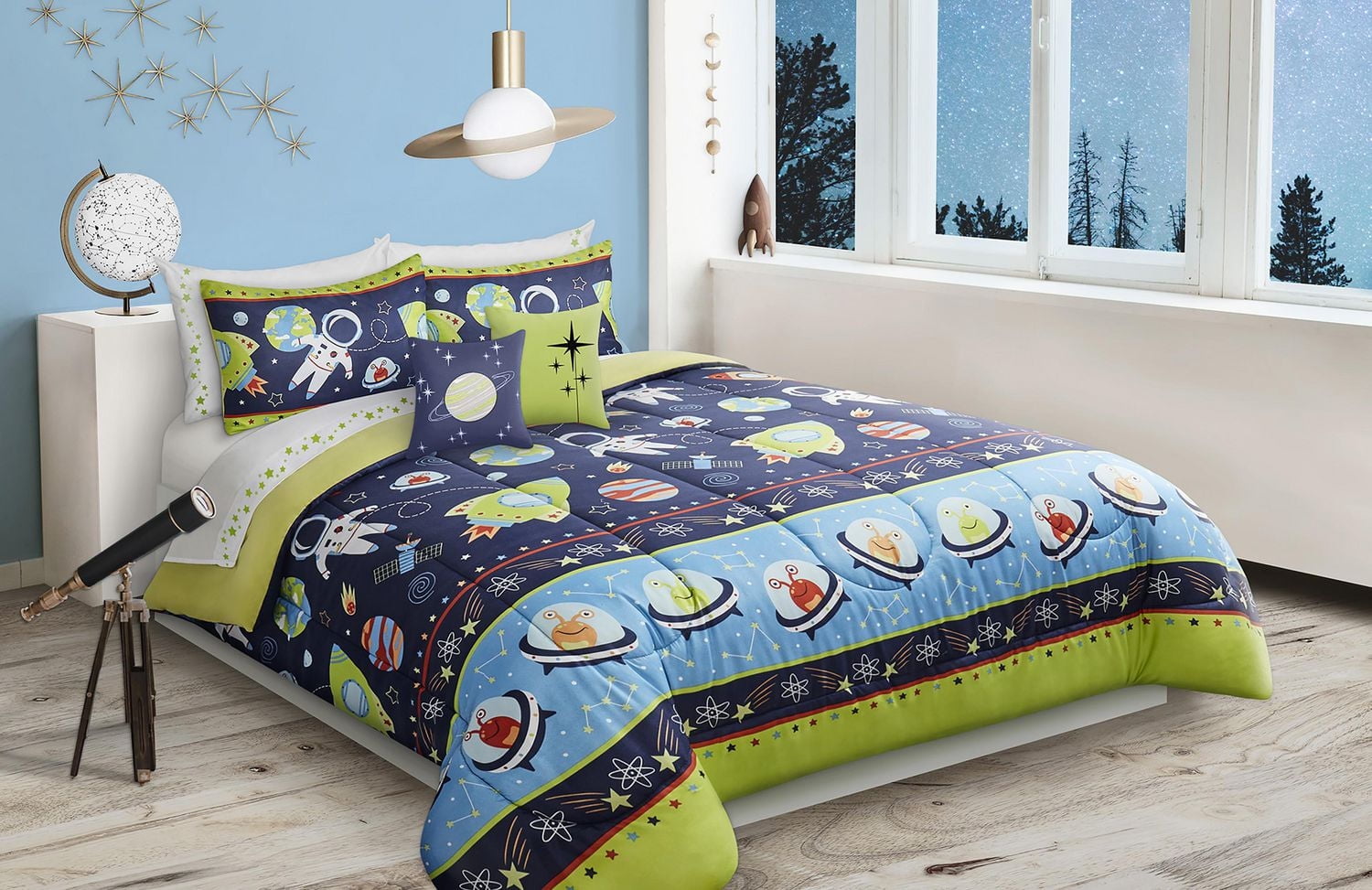 Safdie & Co. Microfiber Comforter Set 3PC - Apollo Double Queen