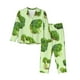 thumbnail image 1 of Balery Broccoli 3 Conjunto de Pijama con Estampado para Mujer, Conjunto de Dos Piezas con Manga Larga, Ropa de Dormir Suave con Bolsillos, Pijamas Cómodos-Medium, 1 of 7