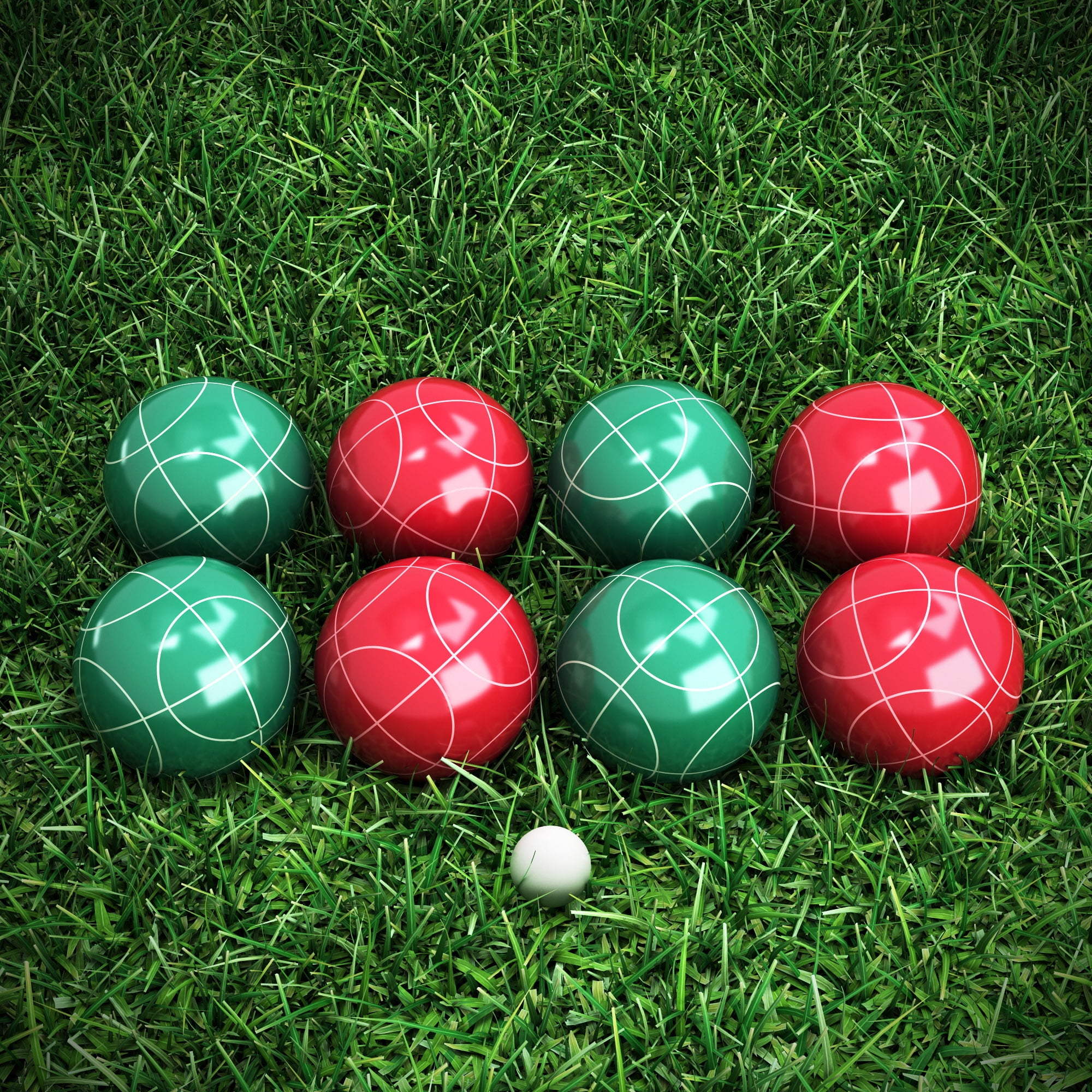 Bocce Ball Set- Outdoor Family Bocce Game by Hey! Play!