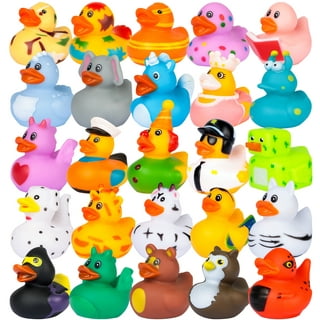 Half Dozen 2 Mini Pretty Rubber Duck (6) - Baby Shower Rubber