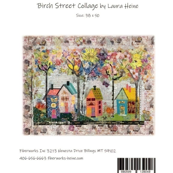 Birch Street Collage Pattern by Laura Heine
