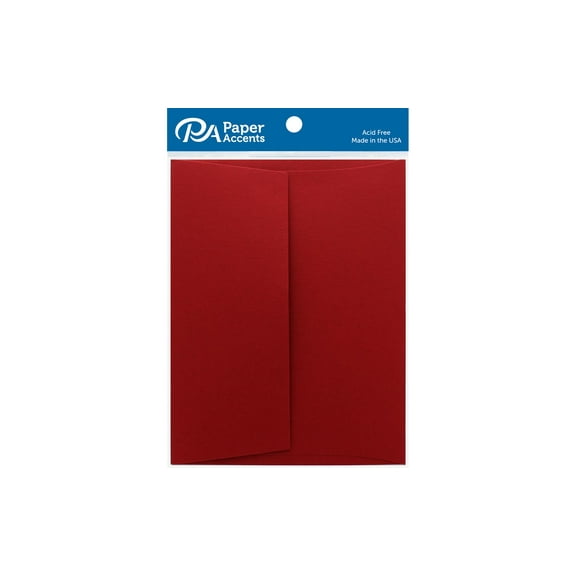 Paper Accents Envelope 4.38"x 5.75" Heavyweight 80lb Guardsman Red 25pc