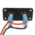 thumbnail image 4 of 2 Gang Rocker Toggle Switch Panel for Car RV Truck 12V Blue LED Light New, 4 of 11
