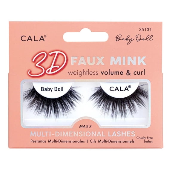 3D FAUX MINK LASHES: BABY DOLL