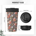 thumbnail image 3 of Goofa Foxes for Insulated Travel Coffee Mug Spill Proof Leak Proof 16 OZCoffee Tumbler Reusable Coffee Cups with Lids Thermos for Hot and Cold Drink, 3 of 8