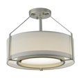 thumbnail image 1 of Pearl Silver Semi Flush Mount Light Fixture, 1 of 1