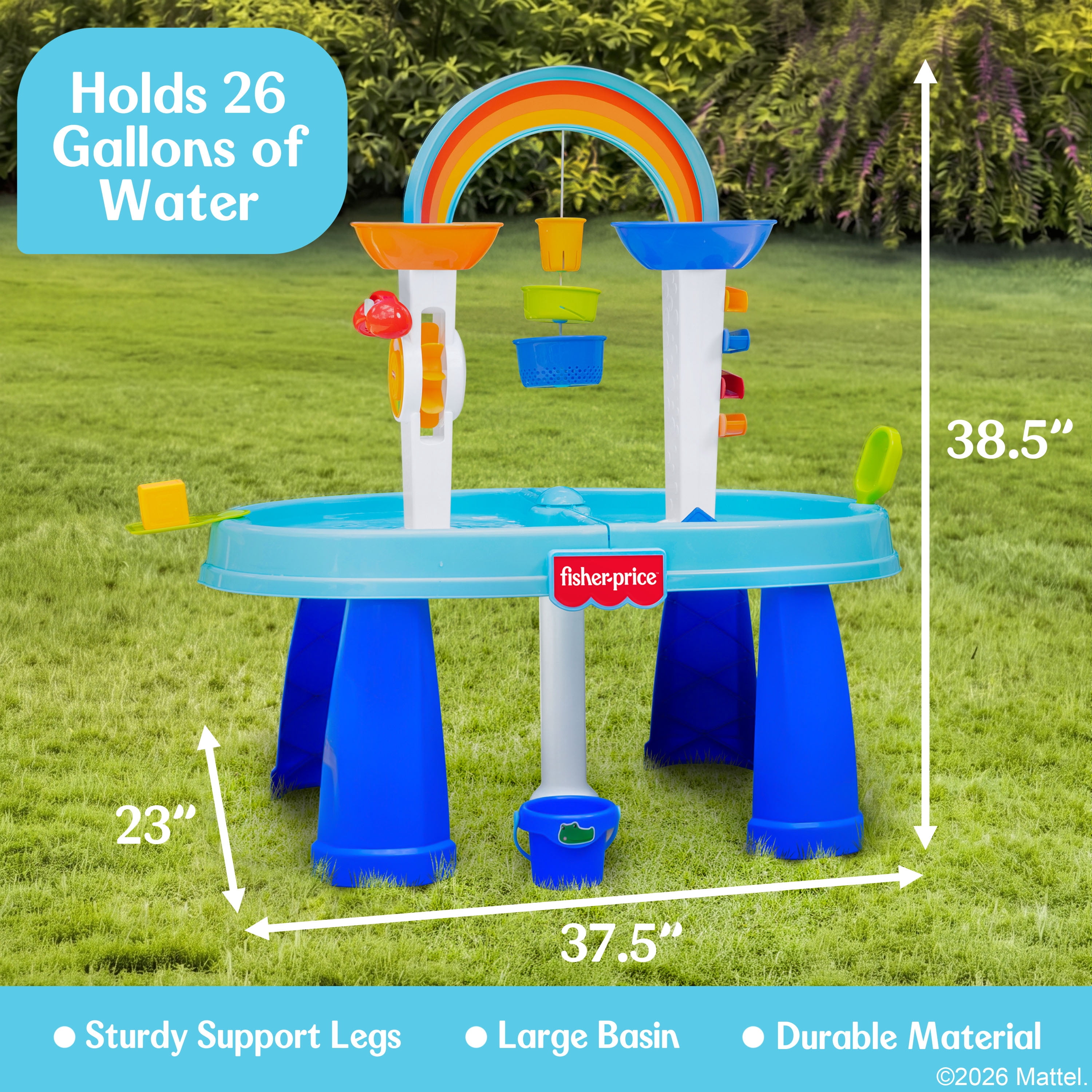 Fisher-Price Pour & Play Interactive Sand & Water Tables with Toy