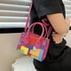 thumbnail image 4 of Bolso de hombro Hugo de cuero PU colorido 13 cm x 18 cm x 8,5 cm, 4 of 7