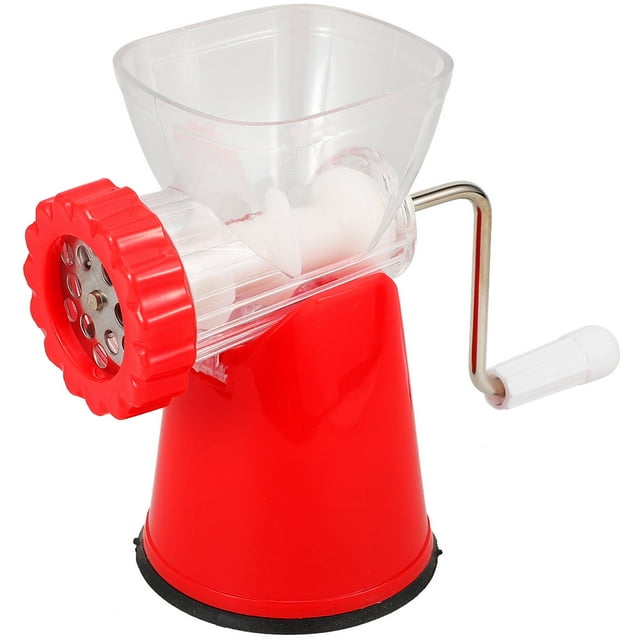 Raindrops Hand Operated Food Grinders Manual Meat Chopper Plastic for Home Use 1Pcs