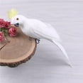 thumbnail image 2 of Wosthever Simulación hecha a mano loro jardín decoración pluma césped espuma estatuilla ornamento Animal pájaro cerca pájaro Prop Decoración Decoración del hogar No.2 Wosthever HA024215-02, 2 of 6
