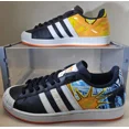 thumbnail image 1 of Ad-id-as Men's Navy Blue/White Half Shell Low Cities New York Sneakers Size 8.5, 1 of 6