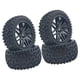 thumbnail image 3 of Juego de 4 neumáticos hexagonales de 12 mm para Wltoys 124018 124019 1/14, accesorio para vehículo de control Negro, 3 of 6