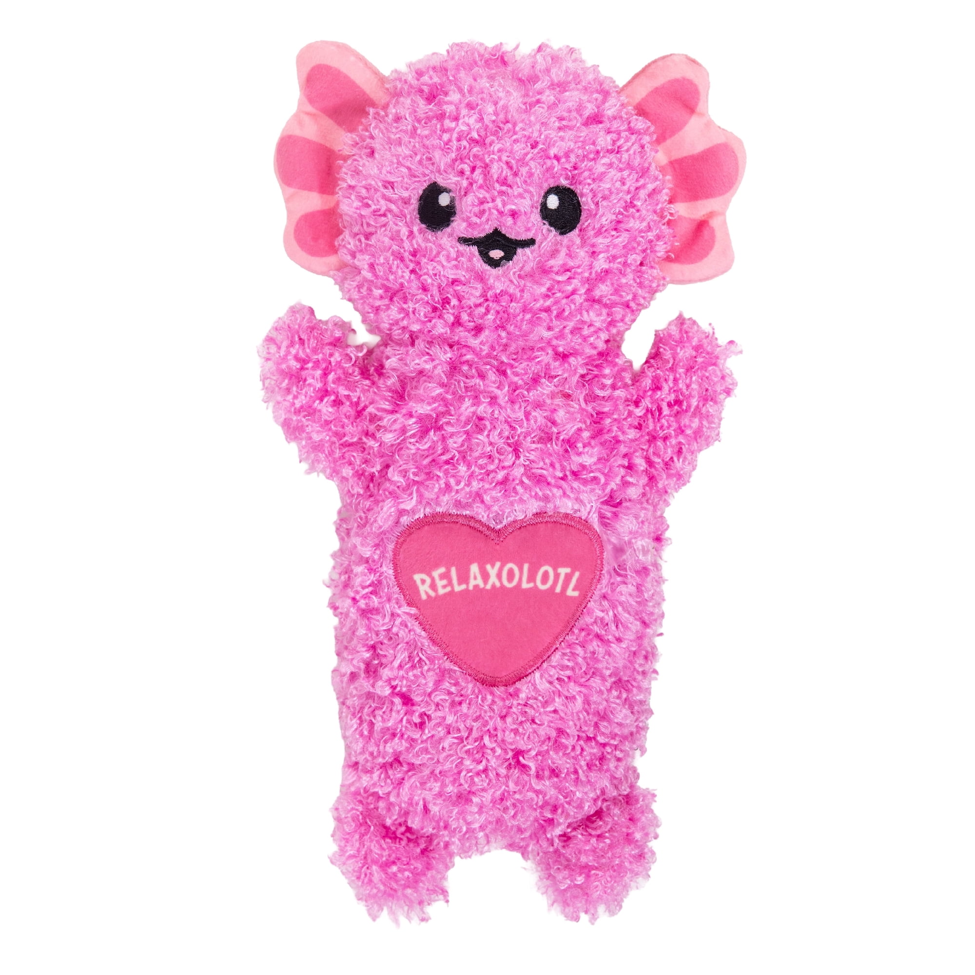 Pupstages Comfort Plush Axolotl Dog Toy, 11 in, Microwavable Buckwheat Heat Pouch