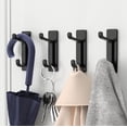 thumbnail image 3 of Stainless Steel Hooks Adhesive Wall Hangers Heavy Duty No Drill Utility Hooks for Kitchen Bathroom and Closet Organization Gold, 3 of 3