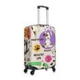 thumbnail image 3 of Xecao Dog Doing Yoga print Elastic Luggage Cover, with double-sided print , is perfect for travel, business, and daily use, 3 of 9