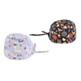 thumbnail image 3 of 2 Piezas Para Mujer Para Hombre, Gorra Médica A Prueba De Polvo, Gorro De Quimioterapia, Gorro De , Envoltura Para Cabeza Morado cro + Soledad Gorro médico ajustable unisex, 3 of 5