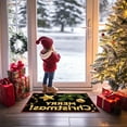 thumbnail image 4 of Dmlowu Christmas Doormat - Non Slip Christmas Front Door Mat for Outdoor Entryway, Merry Xmas Decor Rug for Kitchen, Bedroom & Bathroom, 16x24" Holiday Christmas Door Mat, 4 of 6