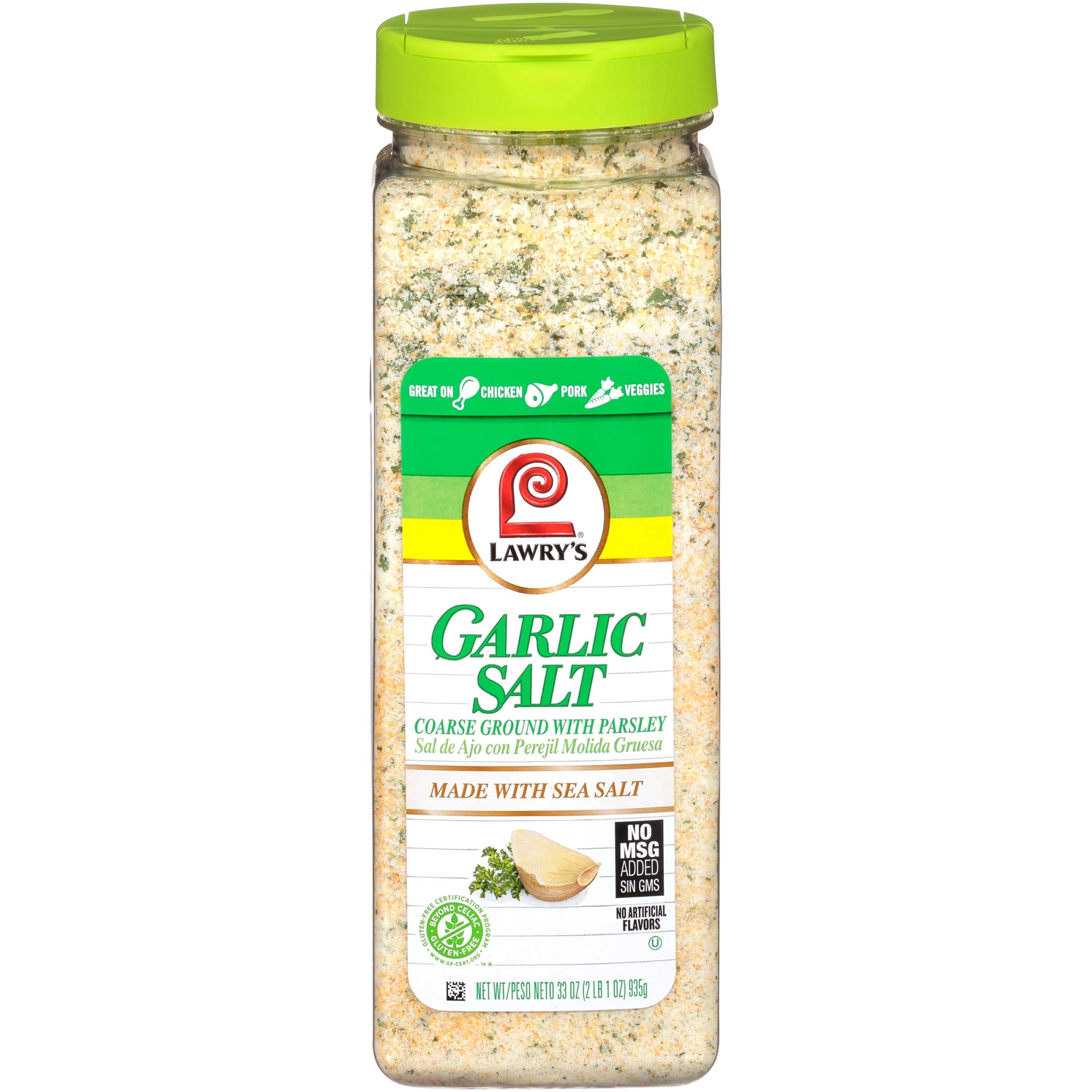 Lawry's Coarse Ground Garlic Salt With Parsley, 33 oz