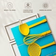 thumbnail image 6 of Elephant Stock Yellow Kitchen Tools Wall Art - Vertical Multi Panel Canvas - Living Room Wall Decor - Hobbies And Lifestyle Multi Panel - Gold And Yellow Decor - 24" x 38", 6 of 8