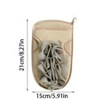 thumbnail image 2 of Xihbxyly Esponja de Baño 2 En 1, Diseño de Doble Cara, Función Exfoliante y Espumante, Material Suave y Agradable para La Piel, Cordón de Fácil Secado, Accesorio de Baño Multiusos, Tamaño 21 X 5 Cm, 2 of 2