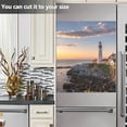 thumbnail image 6 of Coolnut Lighthouse Dishwasher Magnet Cover, Magnetic Refrigerator Panel Decal Wash Machine Front Door Decorative Cover for Home Kitchen Farmhouse Decor, 23"x 26", 6 of 6