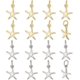 thumbnail image 1 of Starfish Charm 18K Gold Plated Ocean Charms Brass Stars Ocean Animal Beach Summer Hawaii P, 1 of 5