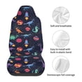 thumbnail image 5 of Pofeuu Space Dinosaur Print Automotive Car Seat Covers Flat Cloth Full Set Seat Covers,Car Seat Covers front seats for Cars Trucks and SUVs(Two packs), 5 of 7