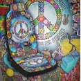 thumbnail image 5 of Hippie Imagine All The People Living Life In Peace Seat Covers Cars, ​Car Truck SUV 2 Piec, 5 of 5