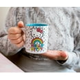 thumbnail image 4 of Sanrio Hello Kitty Rainbow Glitter Ceramic Mug | Holds 14 Ounces, 4 of 7