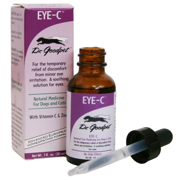 Dr. Goodpet EyeC All Natural Eye Drops for Dogs & Cats Zinc & Vitamin