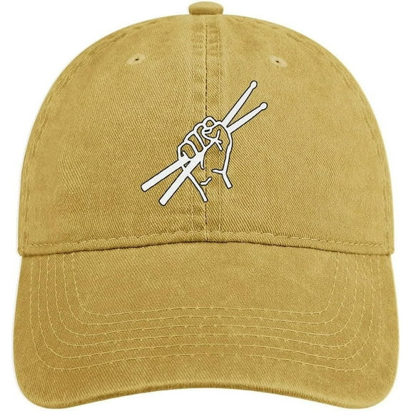 Drumsticks Drummer Baseball Cap Men and Women Trucker Hat Adjustable Dad Hat UV Protection