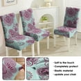 thumbnail image 4 of Exotic Artistic Paisley Bohemian Dining Chair Covers 4 Pack Vintage Floral Ethnic Retro Colorful Pattern Washable Polyester Stretch Slipcovers Removable Protector for Classic Home, 4 of 5