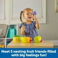 thumbnail image 3 of Learning Resources Big Feelings Nesting Fruit Friends  Social Emotional Toys for Toddlers, Ages 18 Months+, 3 of 8