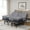 Massage Adjustable Bed Frame+12" Gray Mattress, variant on Adjustable Bed Base Twin XL Massage with 12" Mattress Dual Head & Foot Headrest Electric Bed Frame with Wireless Remote, 0 Gravity, Anti-Snore, Under Bed LED, USB Ports, 12" Adjustable Legs