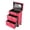 Rose, variant on ToppiJoy 3 Layers Rolling Makeup Case, Make-up Storage on Wheels, Artist Travel Box for Manicurist Artist (Purple, Bronze)