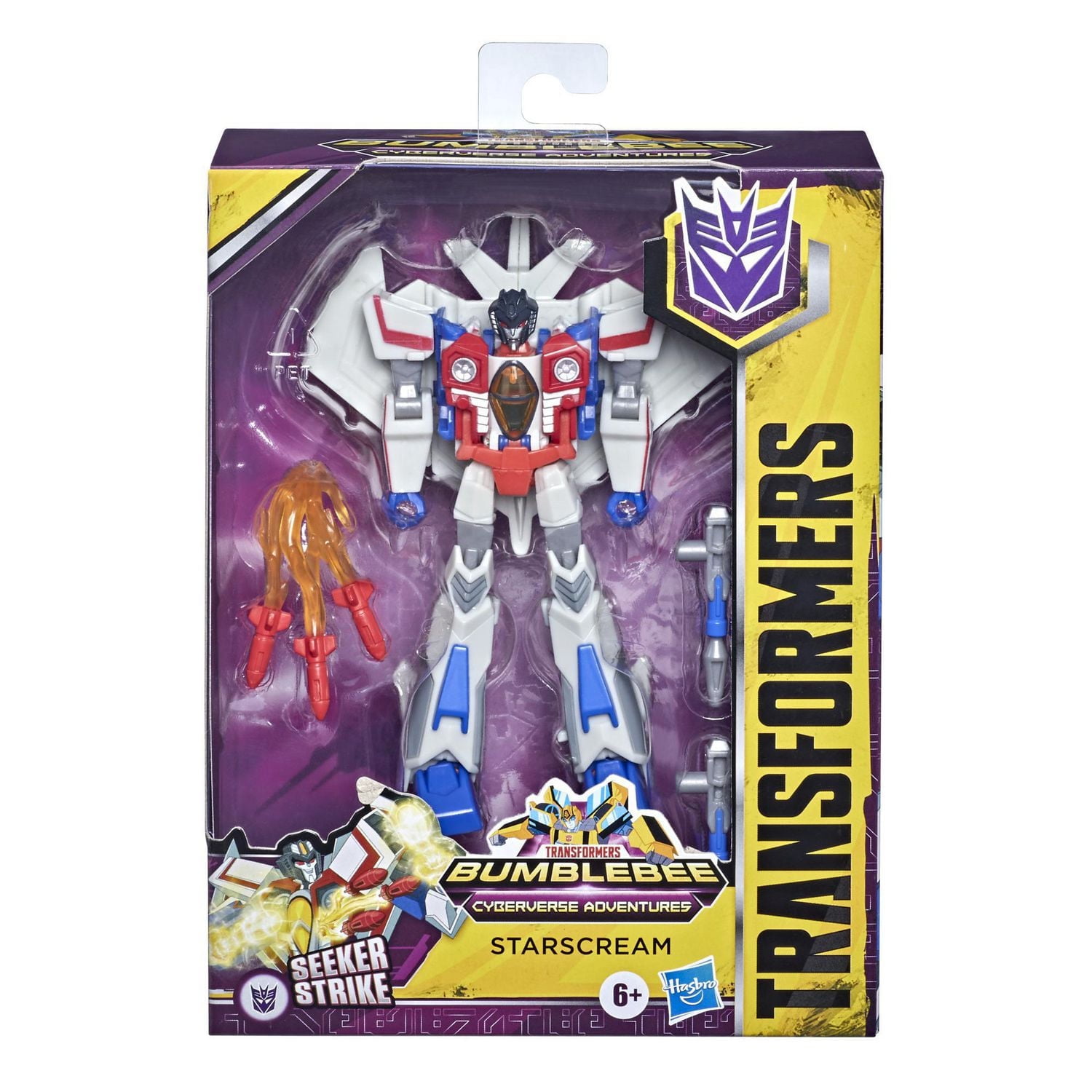 Transformers Bumblebee Cyberverse Adventures Toys Deluxe Starscream