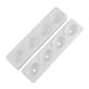 thumbnail image 1 of Inteprter 1 par de moldes para pan, Mousse, pasteles, magdalenas, dulces, moldes para manualidades con azúcar, utensilios para hornear, hogar, cocina, Herramientas y accesorios para hornear 4 ranuras Inteprter HA075139-01, 1 of 6