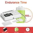 thumbnail image 4 of L-938 Digital Portable 3W Stereo Speaker MP3 Audio Player High Fidelity Sound Quality w/ 1.5 Inch Display Screen Support USB Drive TF MMC AUX-IN Earphone-out White, 4 of 7