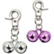 thumbnail image 1 of Bells For Dog Collars - 2 Pack Stainless Steel Bell Necklace Pet Pendant Accessories Training Collar Charm, 1 of 5