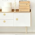 thumbnail image 1 of weibbin Alloy Cabinet Pulls Modern Drawer Handles 3 Inch Brushed Gold for Kitchen Hardware 10Pcs, 1 of 7
