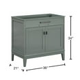 thumbnail image 6 of Avanity MADISON-V36-TO Madison 36" Single Free Standing Vanity Cabinet Only - Tobacco, 6 of 7