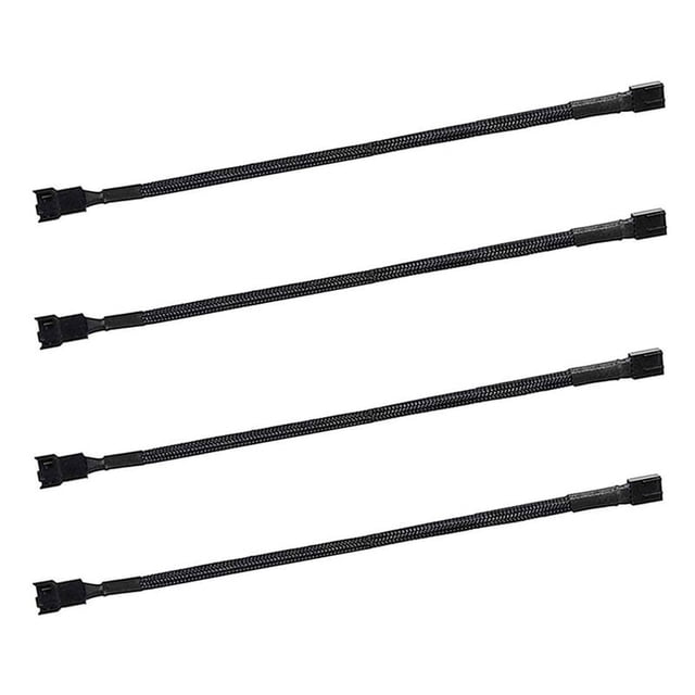 Cable de extensión de ventilador PWM de 4 pines, 4 unidades, conector macho a hembra, para ventilador de 4/3 pines.
