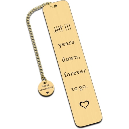 7 Year Anniversary Copper Gift for Him Her Wedding Gifts for Husband from Wife for 7 Anniversary Copper Anniversary Bookmark Gifts for Boyfriend Girlfriend 7th Anniversary Love Gift for 7 Year Couple