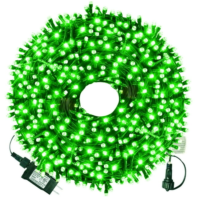 Cadena de luces navideñas XTF2015, 105 pies, 300 LED, verde